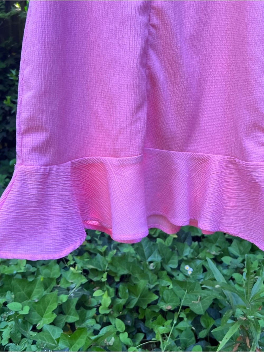 Hello Molly Bubblegum Pink Mini Dress with Spaghetti Straps - Picture 4 of 8